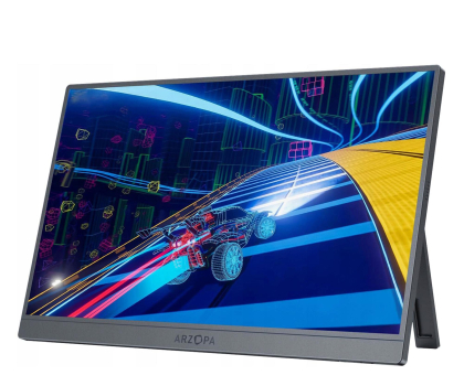 Monitor LED 21" i mniejszy Arzopa Z1FC Silver Gray